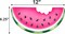 Watermelon 12" Sign For Wreath Accents and Summer Wall / Door Decor - Metal